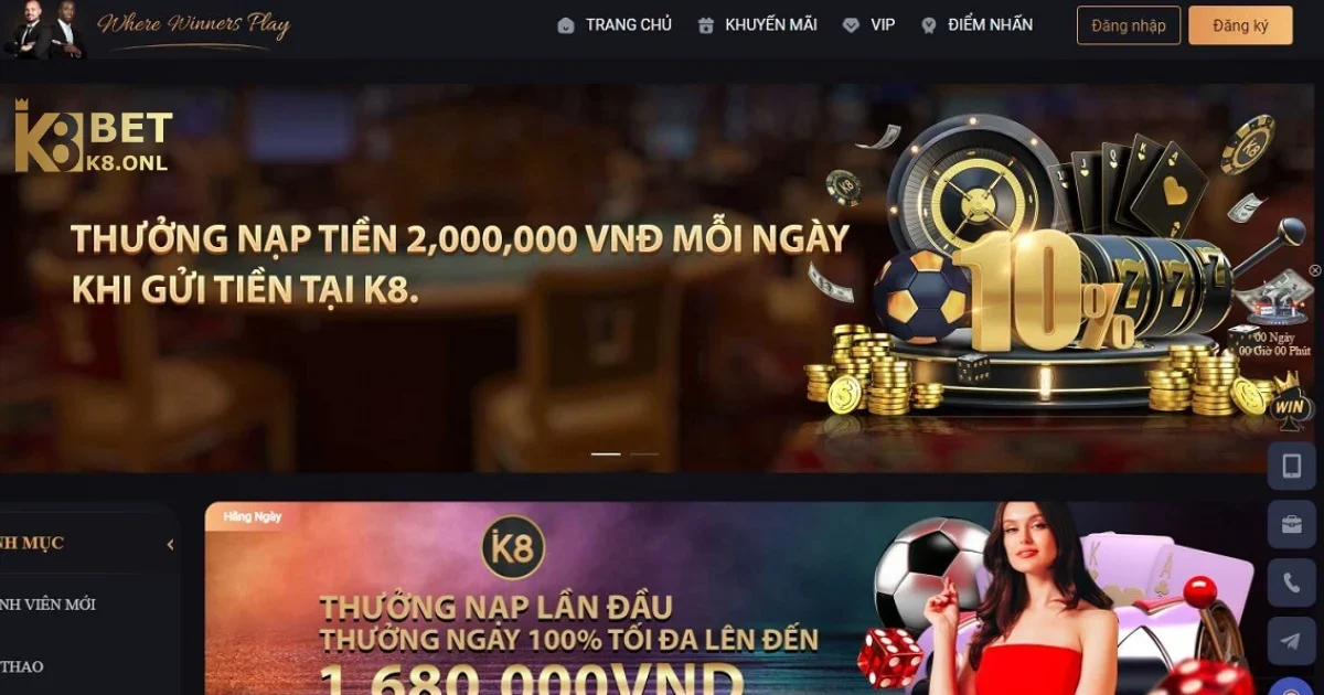 Khuyến Mãi Cho Người Chơi Bắn Cá K8