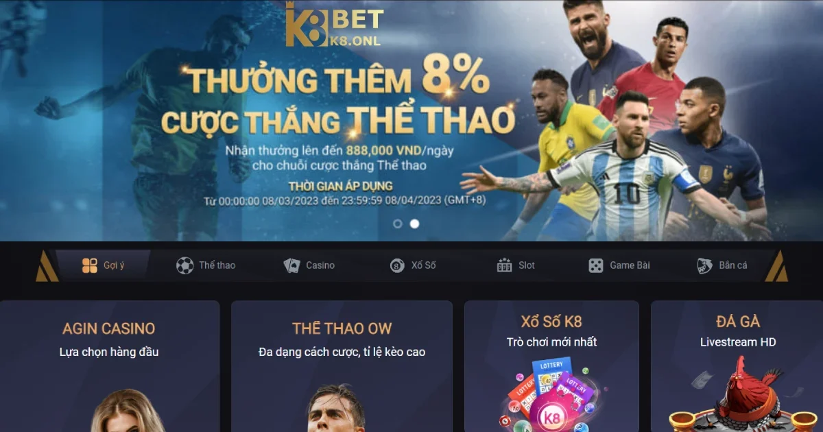 K8 29 Khuyến Mãi Tại K8